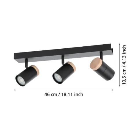 Foco LED de Teto CARTAGENA EGLO 39648