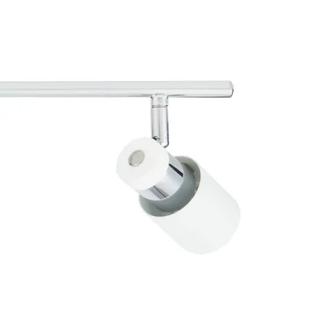 Foco LED de Teto com Estrutura Metálica Branca e Cromada DAVIDA EGLO 92086