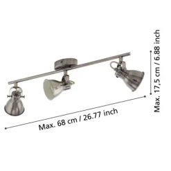 Foco LED de Teto SERAS EGLO 96554