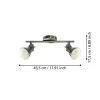 Foco LED de Teto SERAS EGLO 96553