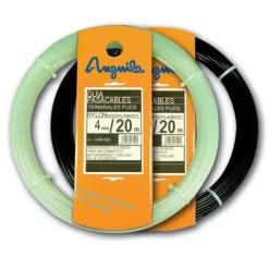 Guia nylon maciço 4mm 20mts preto