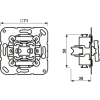 Interruptor Comutador 10 AX 250 V~ 506 U JUNG 506U