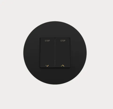 Interruptor de Estores/Inversor de Persiana Siza Vieira - preto mate - Kit Completo