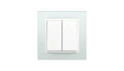 Interruptor duplo/comutador de Lustre Cristal/Gelo, Logus 90 Crystal - Kit Completo
