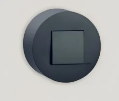 Interruptor Siza em caixa saliente - preto mate - Kit Completo