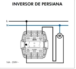 Inversor De Persiana Estanque IP65 Efapel 48290CCZ