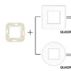Inversor De Persiana 2 Módulos - Efapel- Preto Mate 45293 SPM - Série Quadro 45