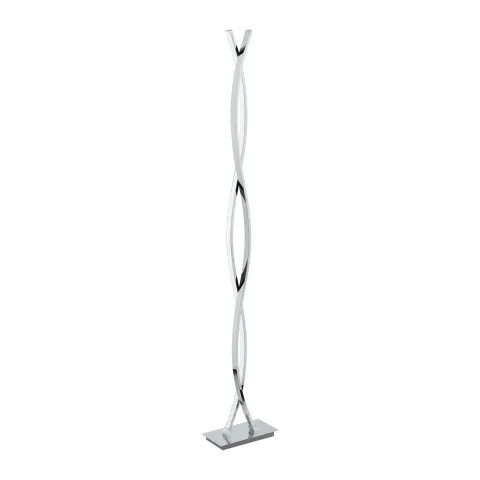 LASANA 2 Candeeiro de Pé LED EGLO - Cromado e Branco Quente