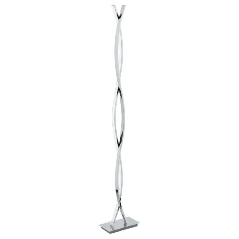 LASANA 2 Candeeiro de Pé LED EGLO - Cromado e Branco Quente
