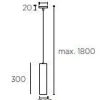LEDS C4 Candeeiro de tecto PIPE 00-5456-05-23