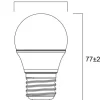 Lâmpada Led gota toledo ball Sylvania opalina e27 6W -60w-806 lm 2700K