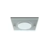 Luminária de Encastrar com Aba de Remate em Aço Inox Tromilux 1011.100.1TX Branco