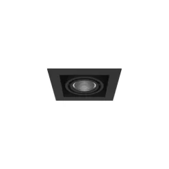 Luminária de Encastrar com Aba de Remate Tromilux 1008.100.9XX Preto