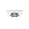 Luminária de Encastrar com Aba de Remate em Aço Inox Escovado Tromilux 1011.100.1XX Branco