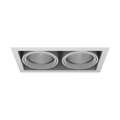 Luminária de Encastrar com Aba de Remate e Luz Orientável Tromilux 1007.200.8XX Aço Inoxidável