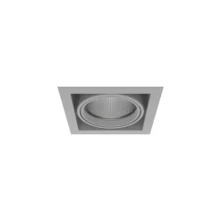 Luminária de Encastrar com Aba de Remate Tromilux 1007.100.2XX Cinza