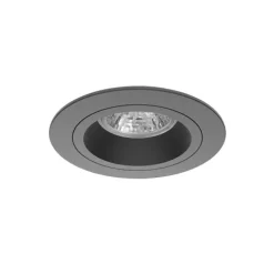 Luminária de Encastrar com Aba de Remate para Espaços Interiores Tromilux 1003.100.7XX Grafite