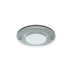 Luminária de Encastrar com Aba de Remate em Aço Inoxidável Tromilux 1002.100.1MX Branco