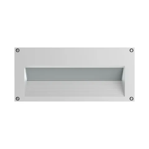Luminária de Encastrar de Parede para Exterior Tromilux 2019.100.1FX Branco