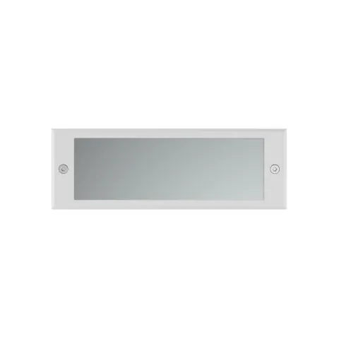 Luminária de Encastrar de Parede com Aba de Remate Tromilux 2017.100.1OX Branco