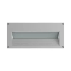 Luminária de Encastrar de Parede para Exterior Tromilux 2019.106.2F2 Cinza