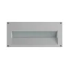 Luminária de Encastrar de Parede para Exterior Tromilux 2019.106.2F4 Cinza
