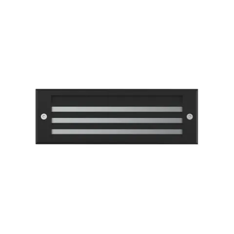 Luminária de Encastrar de Parede para Exterior Tromilux 2517.100.9OX Preto