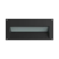Luminária de Encastrar de Parede para Exterior Tromilux 2019.106.9F2 Preto