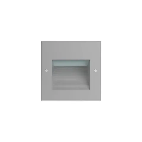 Luminária de Encastrar de Parede para Exterior Tromilux 2522.103.2F2 Cinza