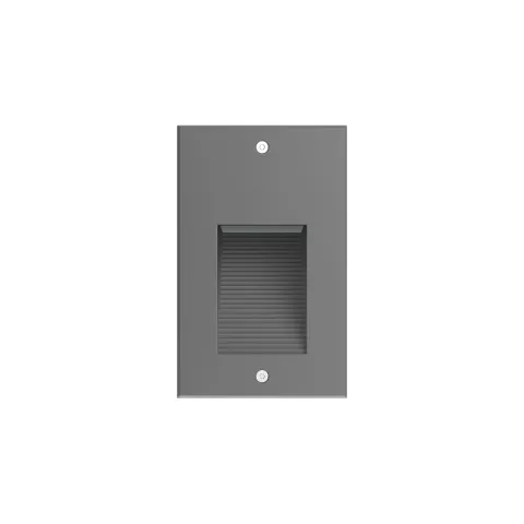 Luminária de Encastrar de Parede para Exterior Tromilux 2523.103.7F2 Grafite