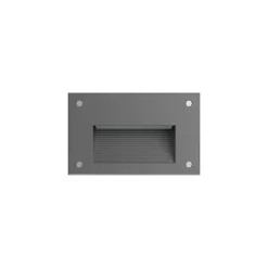 Luminária de Encastrar de Parede para Exterior Tromilux 2524.105.2F2 Cinza