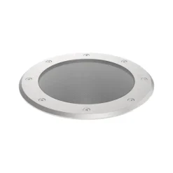 Luminária de Encastrar no Solo com Aro em Aço Inoxidável Tromilux 3021.100.8TX Aço Inoxidável