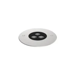 Luminária de Encastrar no Solo com Aro em Aço Inoxidável Tromilux 3007.302.8T3 Aço Inoxidável