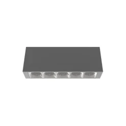 Luminária Saliente de Alumínio para Interior Tromilux 1524.501.2X3 Cinza