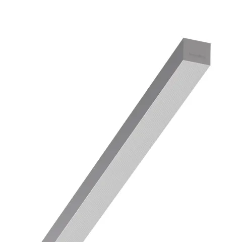 Luminária Saliente de Parede em Alumínio Extrudido Tromilux 4023.029.3P3 Cinza Satinado