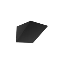 Luminária Saliente de Parede em Aço Inox Escovado Tromilux 4008.204.9O2 Preto