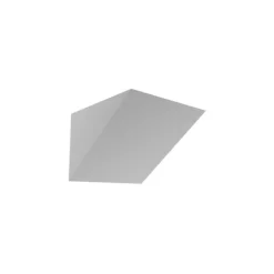 Luminária Saliente de Parede em Aço Inox Escovado Tromilux 4008.204.2O3 Cinza