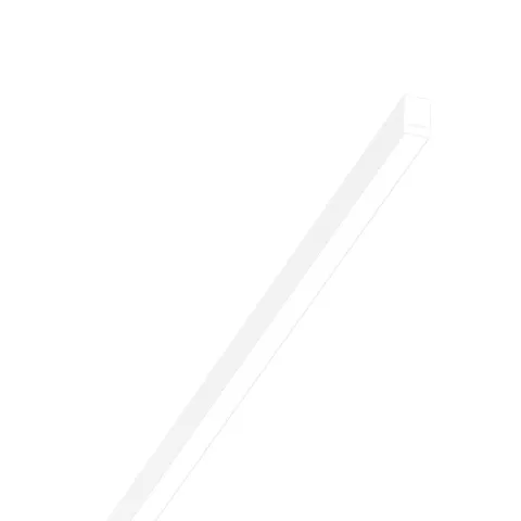 Luminária saliente de parede em alumínio com difusor Tromilux 4021.029.1O3 Branco