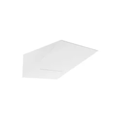 Luminária Saliente de Parede em Aço Inox Escovado Tromilux 4007.204.1O4 Branco