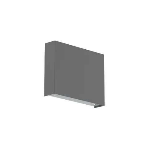 Luminária Saliente de Parede em Aço Inox Escovado Tromilux 4004.204.7O4 Grafite