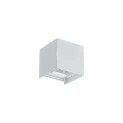 Luminária Saliente de Parede em Alumínio Pintado Tromilux 2040.107.1X3 Branco
