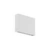 Luminária Saliente de Parede em Aço Inox Escovado ou Pintado Tromilux 4004.204.1O2 Branco
