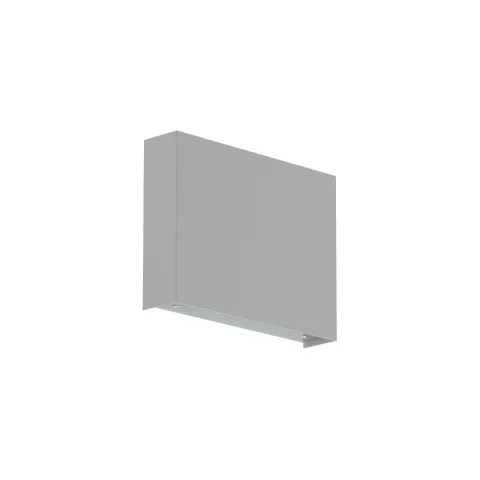 Luminária Saliente de Parede em Aço Inox e Acrílico Tromilux 4004.204.2O4 Cinza