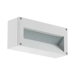 Luminária Saliente de Parede Exterior em Alumínio Injetado Tromilux 2020.100.1FX Branco