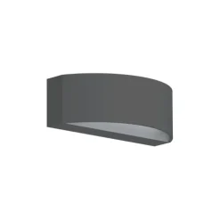 Luminária Saliente de Parede em Aço Inox 316 Tromilux 2029.206.2F2 Cinza