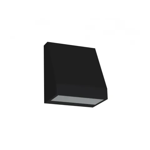 Luminária Saliente de Parede em Alumínio para Exterior Tromilux 2041.103.9P4 Preto