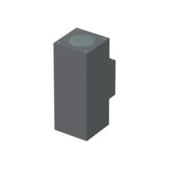 Luminária saliente de parede para exterior Tromilux 2032.205.2T2 Cinza