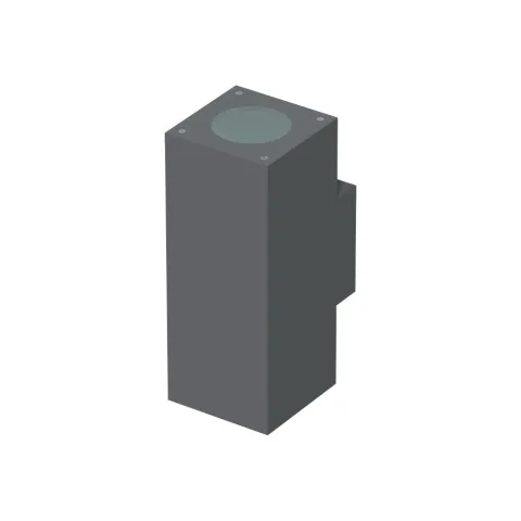 Luminária saliente de parede para exterior Tromilux 2032.205.2T2 Cinza