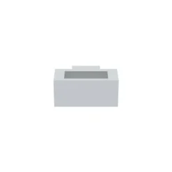 Luminária saliente de parede para exterior Tromilux 2037.100.1OX Branco