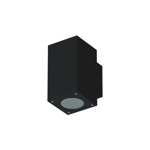 Luminária Saliente de Parede para Exterior Tromilux 2039.100.9FX Preto
